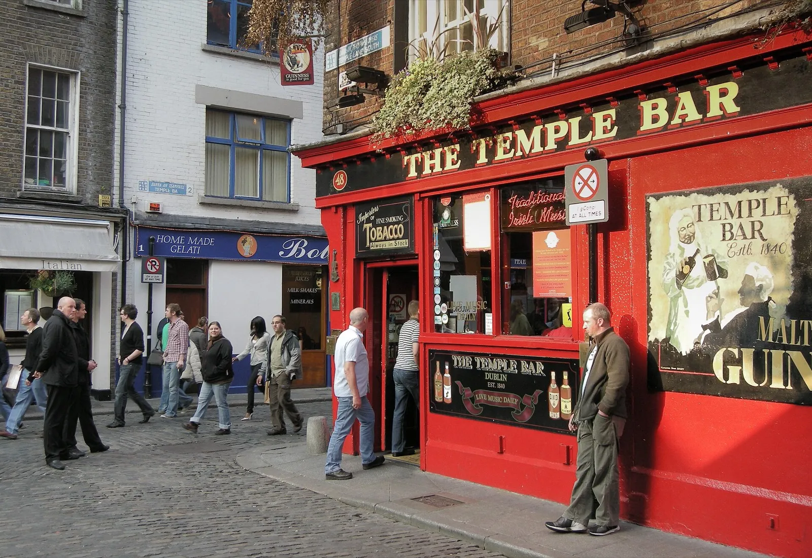 The Temple Bar pub in Dublin