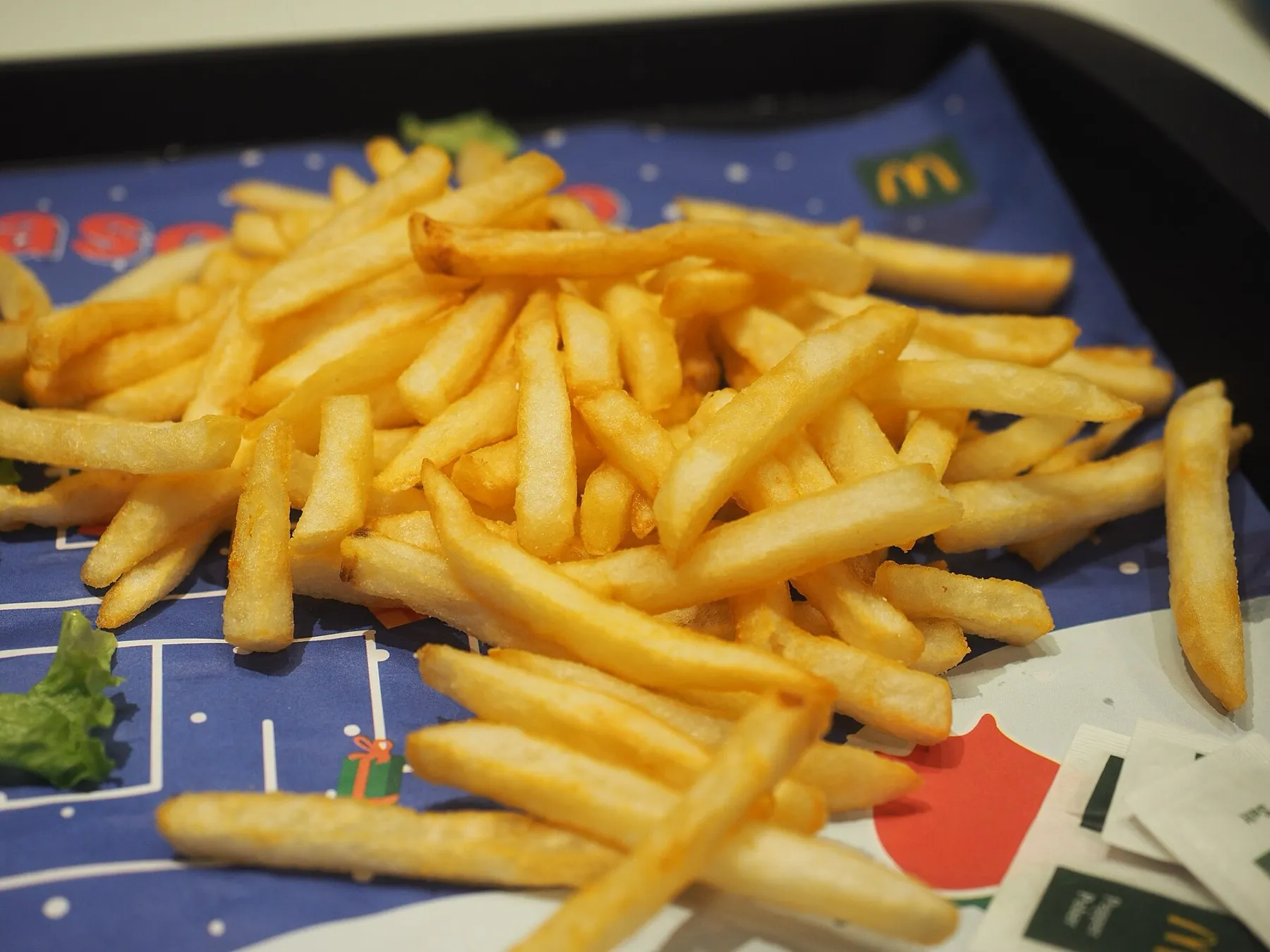 McDonald’s French fries on a tray in Finland